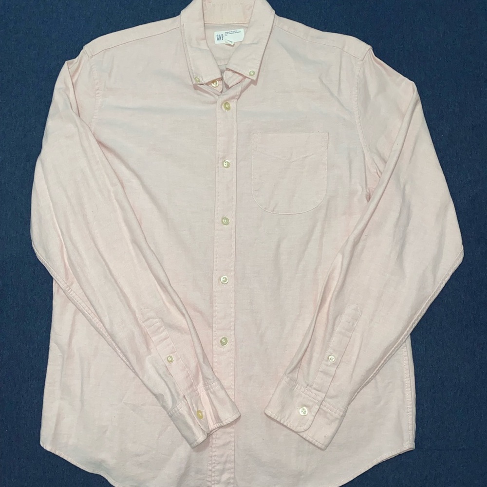 Men’s pink button down